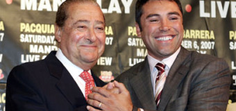 BREAKING NEWS: Oscar De La Hoya And Bob Arum Will Meet Next Week To Talk Co-Promotion